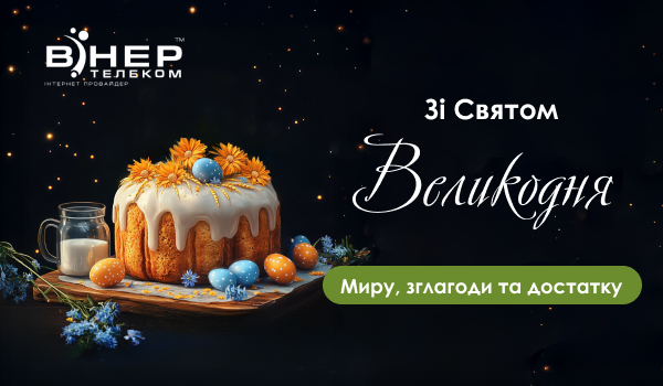 Зі Святом Великодня!